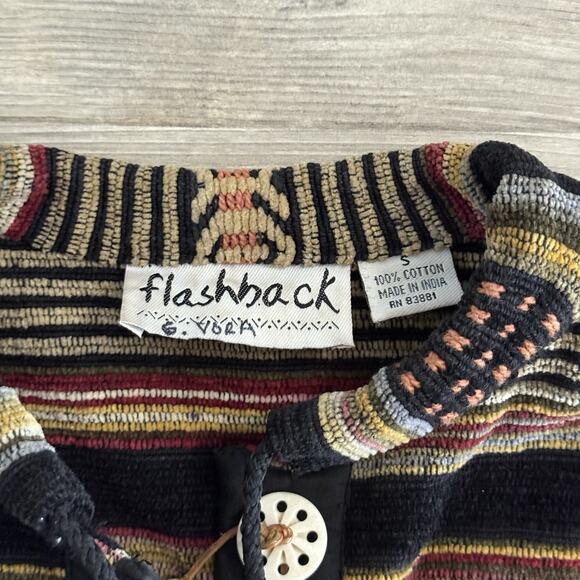 Flashback USA Boho Woven Cotton Jacket – Women’s Size S Southwest Pattern - Picture 4 of 8